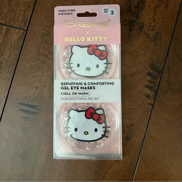 The crème shop x Hello Kitty cosmetics bag and eye gel eye masks - Picture 2 of 14
